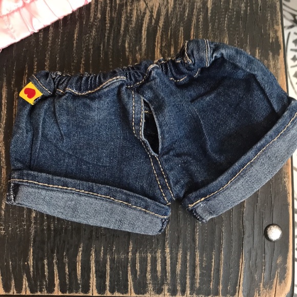 Build -A-Bear Pink satin jacket & grommet shorts - Picture 12 of 14